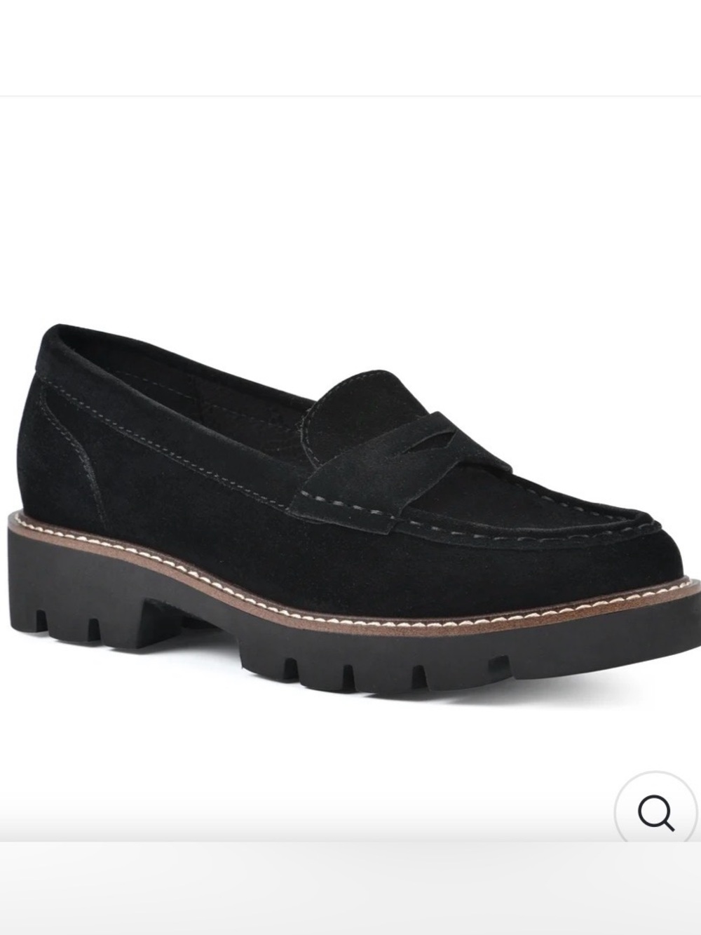 Gunner Lug Sole Platform Penny Loafer